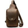 Винтажная кожаная сумка - рюкзак через плечо VINTAGE STYLE (14855) - 1