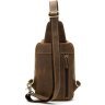 Винтажная кожаная сумка - рюкзак через плечо VINTAGE STYLE (14855) - 2