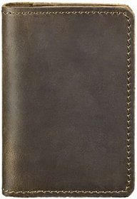 Темно-коричневый карманный картхолдер из натуральной кожи BlankNote (12988)