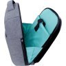 Текстильный мужской рюкзак серого цвета под ноутбук Bagland (53453) - 5