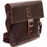 Мужская кожаная сумка-планшет коричневого цвета VATTО (11994) - 3