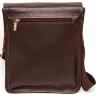Мужская кожаная сумка-планшет коричневого цвета VATTО (11994) - 4