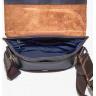 Мужская кожаная сумка-планшет коричневого цвета VATTО (11994) - 6