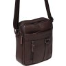 Мужская маленькая кожаная сумка-планшет коричневого цвета Borsa Leather (21314) - 4
