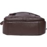 Мужская маленькая кожаная сумка-планшет коричневого цвета Borsa Leather (21314) - 5