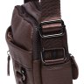 Мужская маленькая кожаная сумка-планшет коричневого цвета Borsa Leather (21314) - 6
