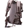 Большой мужской рюкзак-трансформер из качественного текстиля серого цвета Vintage 2422156 - 2