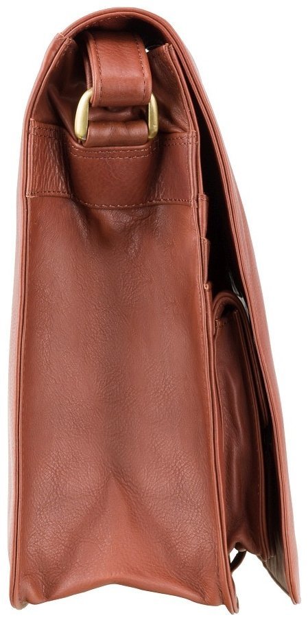 Светло-коричневая мужская сумка-мессенджер из натуральной кожи с клапаном Visconti Tess 68853