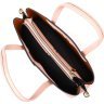 Женская сумка из натуральной кожи пудрового цвета с ручками Vintage (2422104) - 3