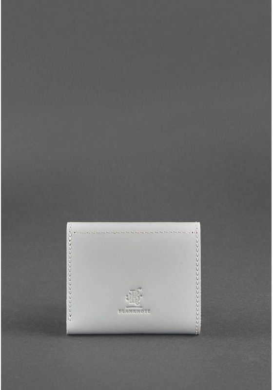 Серый кошелек из натуральной кожи небольшого размера BlankNote (12506)