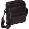 Темно-коричневая недорогая мужская сумка через плечо из натуральной кожи Borsa Leather (21908) - 1