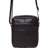 Темно-коричневая недорогая мужская сумка через плечо из натуральной кожи Borsa Leather (21908) - 3
