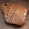 Світло-коричнева чоловіча сумка-слінг зі шкірозамінника Vintage (20567) - 8