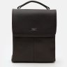 Мужская кожаная сумка-барсетка классического дизайна в коричневом цвете Ricco Grande (21391) - 2