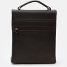 Мужская кожаная сумка-барсетка классического дизайна в коричневом цвете Ricco Grande (21391) - 3