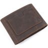 Горизонтальный мужской кошелек из винтажной кожи на кнопке Vintage (2414975) - 10