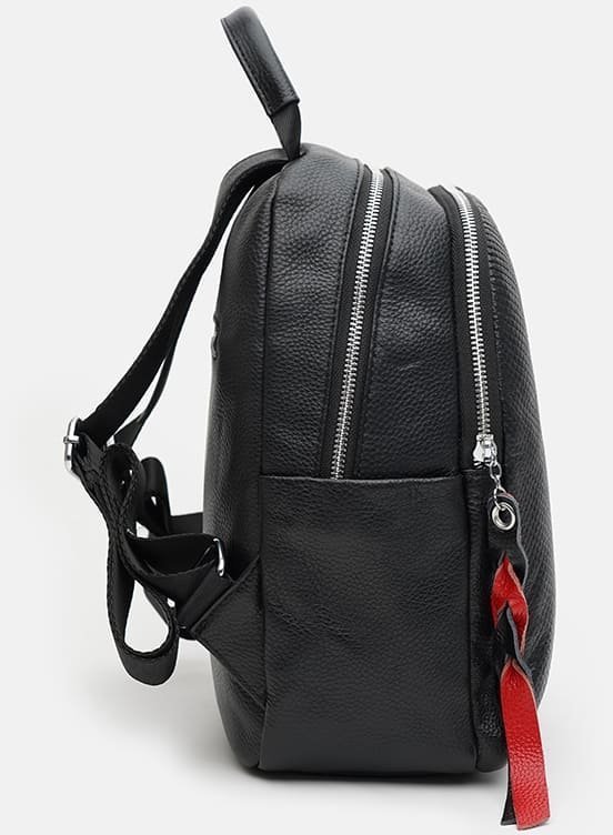 Небольшой стильный женский рюкзак из натуральной кожи с тиснением Keizer (22056)