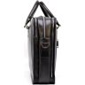 Добротная мужская кожаная сумка-портфель на три отдела TARWA (21737) - 3