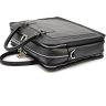 Добротная мужская кожаная сумка-портфель на три отдела TARWA (21737) - 7