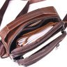 Мужская сумка-барсетка из натуральной кожи светло-коричневого цвета Vintage (2421480) - 5