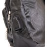 Чоловіча сумка-рюкзак через плече зі шкірозамінника в чорному кольорі Vintage (20568) - 3