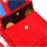 Красный женский кошелек в три сложения из натуральной кожи Tony Bellucci (2422038) - 5