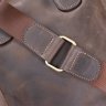 Оригинальная винтажная мужская сумка из кожи крейзи хорс в коричневом цвете SHVIGEL (11091) - 8