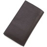 Темно-коричневый мужской купюрник из натуральной кожи без фиксации KARYA (0938-39) - 3