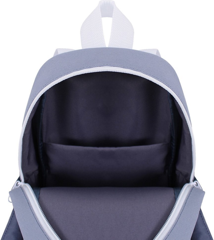 Серый детский рюкзак из текстиля Monster - Bagland (55555)
