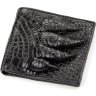 Портмоне из фактурной кожи крокодила черного цвета CROCODILE LEATHER (024-18200) - 1