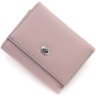 Миниатюрный женский кошелек из натуральной кожи розового цвета ST Leather 1767255 - 1