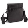 Вместительная кожаная мужская сумка средних размеров H.T Leather (10011) - 4