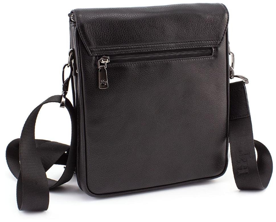 Вместительная кожаная мужская сумка средних размеров H.T Leather (10011)