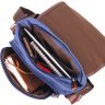 Мужская горизонтальная текстильная сумка насыщенного синего цвета Vintage (2421250) - 5