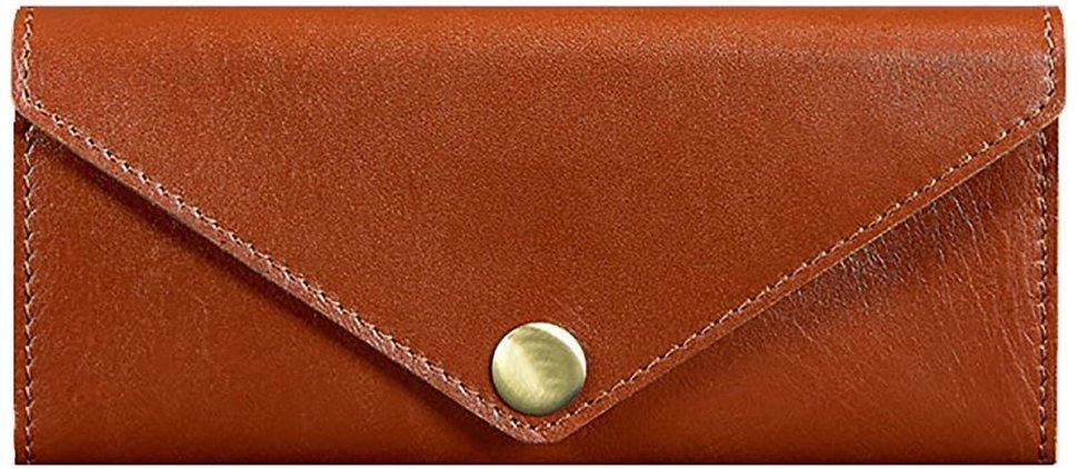 Женский кожаный кошелек светло-коричневого цвета BlankNote Керри (12557)