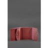 Женский кошелек бордового цвета из гладкой кожи BlankNote (12504) - 4