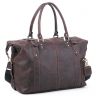 Сумка дорожная спортивного стиля из винтажной кожи коричневого цвета - Travel Leather Bag (11009) - 1