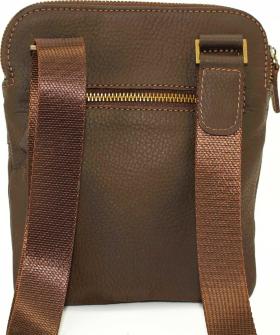 Небольшая мужская сумка-планшет коричневого цвета VATTO (12097) - 2