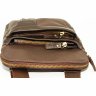 Небольшая мужская сумка-планшет коричневого цвета VATTO (12097) - 5