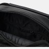Мужская удобная сумка-барсетка из фактурной кожи черного цвета Keizer (22062) - 5