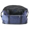Дорожная сумка синего цвета из качественной кожи Tom Stone (12171) - 5