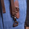 Мужской текстильный рюкзак-трансформер большого размера в синем цвете Vintage 2422159 - 9
