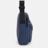 Текстильная мужская сумка-барсетка синего цвета с ручкой Monsen 71757 - 3