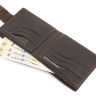 Классическое мужское портмоне из матовой кожи коричневого цвета Grande Pelle (13216) - 5