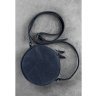 Практичная синяя сумка ручной работы из натуральной кожи BlankNote Бон-Бон (12646) - 5
