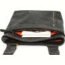 Мужская сумка черного цвета из винтажной матовой кожи VATTO (11898) - 8