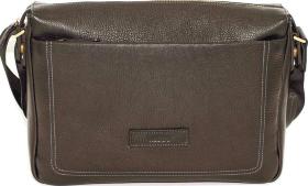 Наплечная кожаная сумка коричневого цвета VATTO (11998)