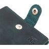 Зеленое мужское портмоне из натуральной матовой кожи без монетницы Shvigel (2416456) - 3