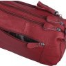 Женская кожаная сумка бордового цвета с одной лямкой Keizer (57157) - 7