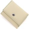Светлый женский кошелек миниатюрного размера из натуральной кожи ST Leather 1767257 - 1